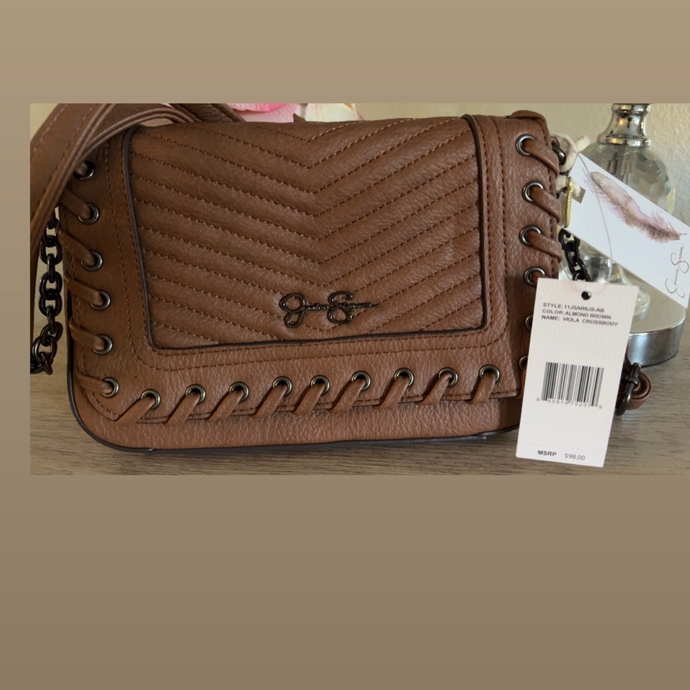 Jessica Simpson Tan Crossbody Bag